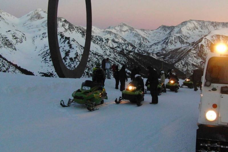 Motoneige Andorre - Excursions Valle d' Ordino Station de ski Arcalis